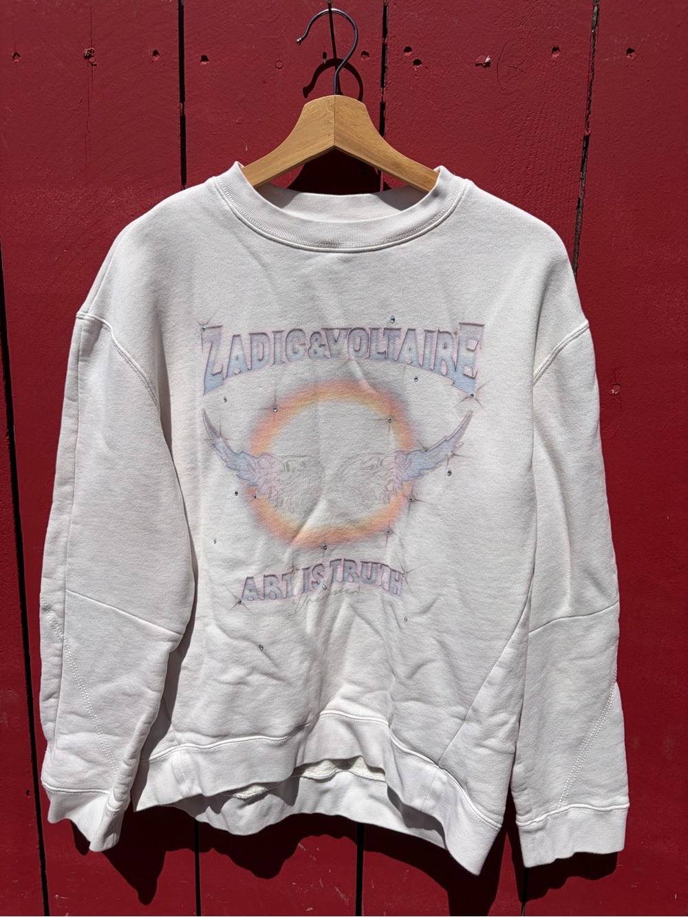 ZADIG & VOLTAIRE
Otilia Compo Concert Sweatshirt In Sugar